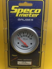 Electric oil pressure gauge 0-100 PSi Speco Pro 67mm 2-5/8" silver 537-20