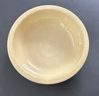 Fiesta Homer Laughlin replacement large serving bowl Yellow Ivory 8.25