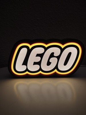 LEGO LED Lamp Lightbox   Handmade Brick Design Night Light Gaming Deko Geschenk