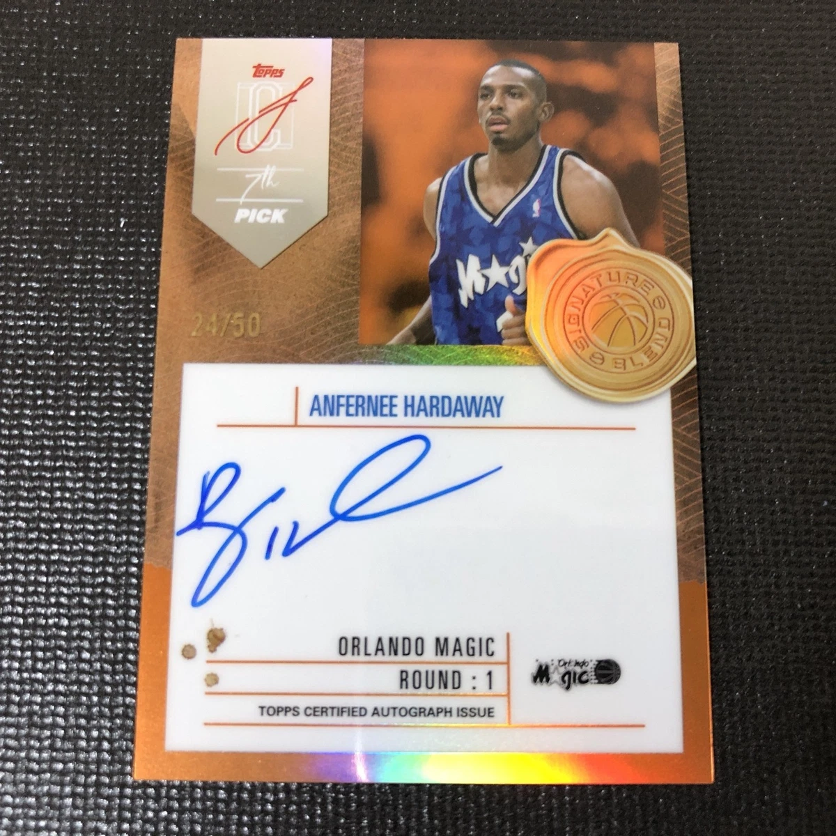 Anfernee Hardaway Basketball Autographed Sports Trading Cards for