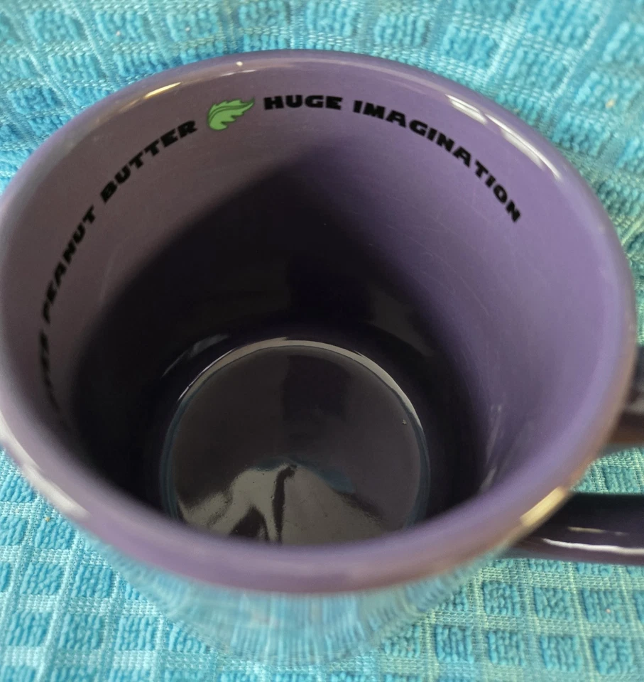 Rainforest Café, Tuki!, Purple Elephant, Taza de café, 16 oz, 2000, ENVÍO GRATUITO Foto 3 de 4