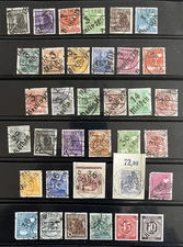 GERMANY - Soviet Zone - Great Group Of Local City Overprints On Allied Occup.