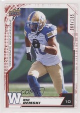 2020 Upper Deck CFL Red 69/165 Nic Demski #69 0e5g