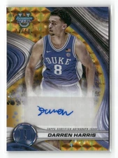 2024-25 BOWMAN U BEST #B24-DH DARREN HARRIS GOLD GEOMETRIC AUTO /50