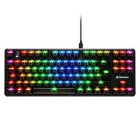 Sharkoon Gaming Keyboard Crystal Shark Black DE Keyboard 4044951040124