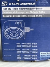 High Bay 360˚ Fixture Mount Occupancy Sensor Etlin-Daniels SENPIR-HB-01