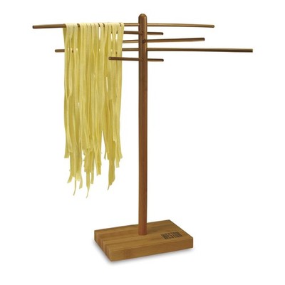 Weston Bamboo Pasta Drying Rack (53-0201), 10 Drying Arms, 16'' Tall, 14'' Wide.