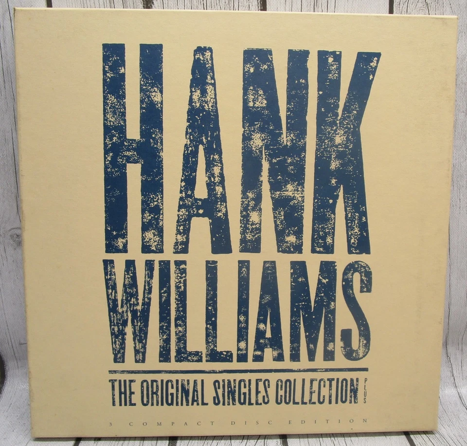 Hank Williams - The Original Singles Collection 3 Disc CD Box Set - NM Discs Foto 2 de 4