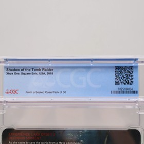 XBox One SHADOW OF THE TOMB RAIDER (STEELBOOK) GRADED CGC 10 A++! NEW & Sealed!