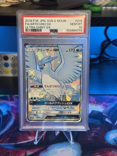 Pokemon PSA 10 2018 Japanese SM8b GX Ultra Shiny Articuno GX 214/150