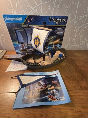 2 Tricornes Gris Playmobil Pour Pirates - Pièces Détachées Occasion - Thème Bateau Galion Médiéval