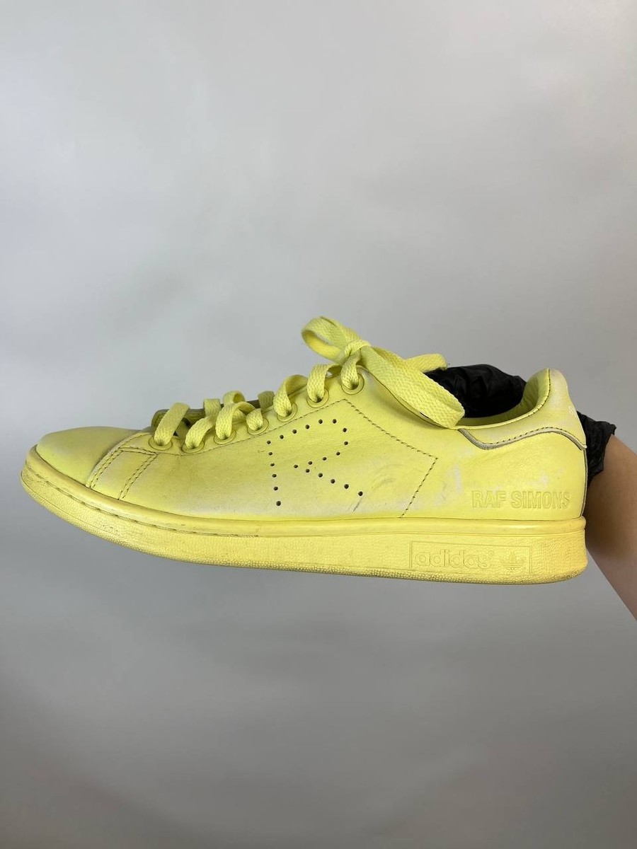 Adidas Stan Smith x Raf Simons Blush Yellow Size 39 | eBay