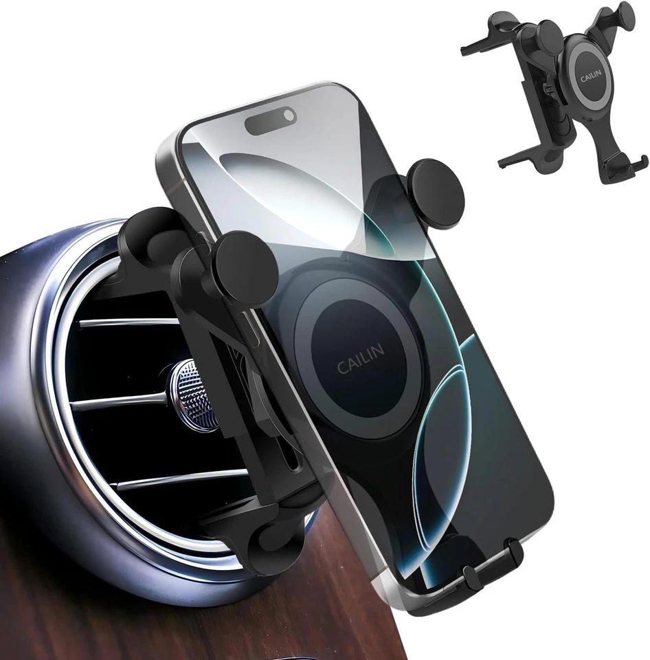 !-- Car Phone Holder Mount Compatible with Jeep Wrangler Mercedes Benz C-Class, - Image 3 of 4