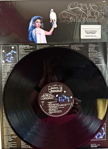 Stevie Nicks Bella Donna LP Album vinyl record 2016 remastered reissue 180gram