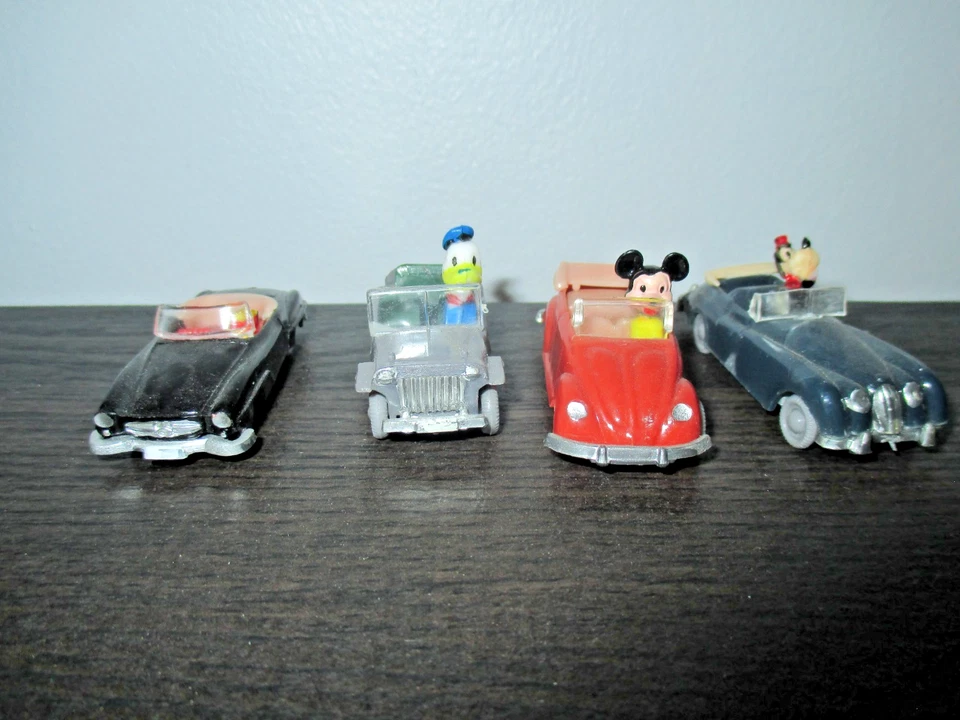 20 世纪 60 年代沃尔特迪斯尼制作 MARX (4) 米奇米妮唐纳德高飞塑料大众 2 — 第 4/4 张图片