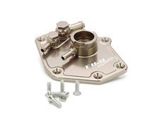 Fuji Racing Gold Billet Coolant Header Tank Fits: Subaru Impreza Forester Legacy
