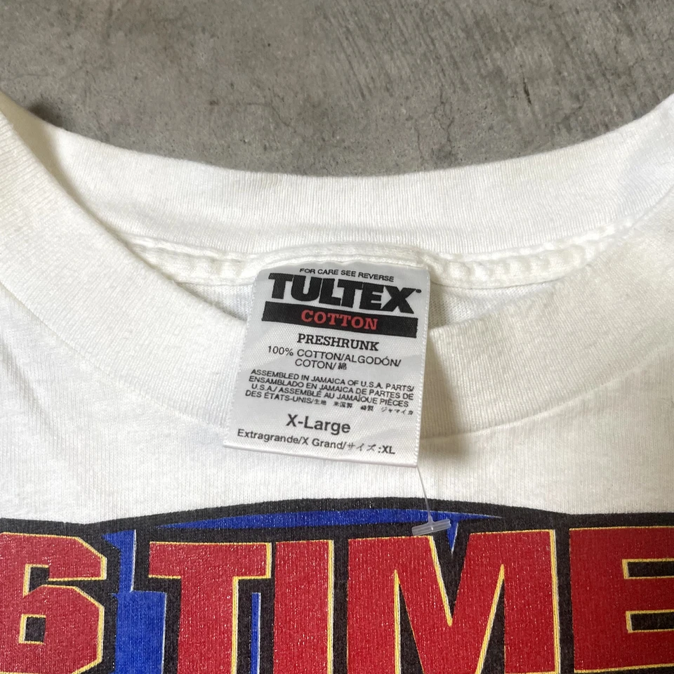 Camiseta vintage 1998 Tultex Chicago Bulls Champions Foto 2 de 4