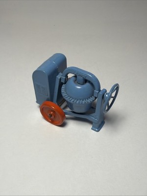 LESNEY Matchbox No. 3 CEMENT MIXER Vintage England Blue Orange Wheels Metal ￼￼