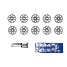 Chiloskit 10 PCS 30mm/1.2" Diamond Cutting Wheel Saw Blades Cut Off Discs Set...