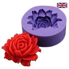3D Rose Flower Silicone Fondant Cake Mold Chocolate Candy Baking Mould Soap Tool