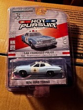 GREENLIGHT, HOT PURSUIT, 1974 FORD TORINO, SAN FRANCISCO POLICE, SERIES 25, NEW
