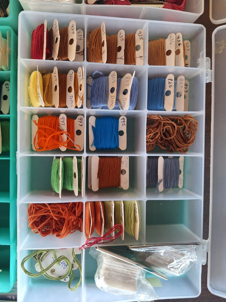 Embroidery Floss Thread Skeins Lot of Numbered Unbranded Colorful - Image 4 of 4