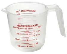 Norpro 2 Cup Plastic Liquid Measuring Cup