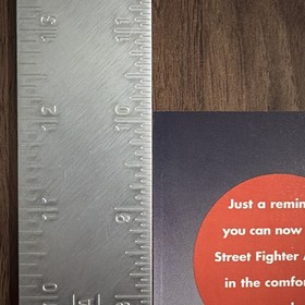 1996 Street Fighter Alpha Print Ad Sega Saturn Sony PlayStation Capcom Gaming