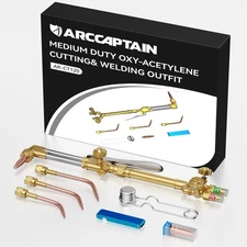 ARCCAPTAIN Oxy Acetylene Cutting Torch, Medium Duty CA1350 Cutting Welding To...