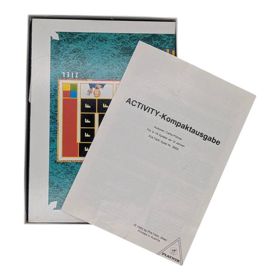 Activity Kompaktausgabe Piatnik 6002 1992 Brettspiel Partyspiel KOMPLETT - Bild 3 von 4