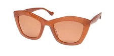 NEW GEMMA STYLES CASANOVA SUNGLASSES CHILLI FULL-RIM WOMENS CAT EYE 51-21-140