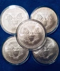 WOW! 2010 US SILVER EAGLE 1.094 OZ (TROY OZ) UNC 1 EACH ALMOST PERFECT-GRADE IT!