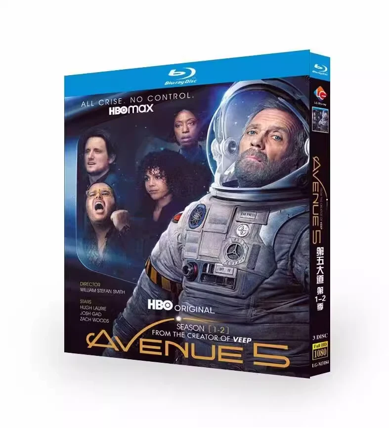 Avenue 5 Season 1-2 Series 3-Discs Brand New Box Set