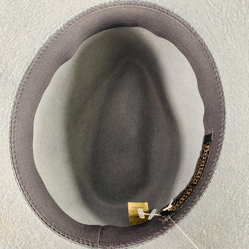 GOORIN BROTHERS Size S Grey Green Wool Felt Fedora Hat - Picture 6 of 8