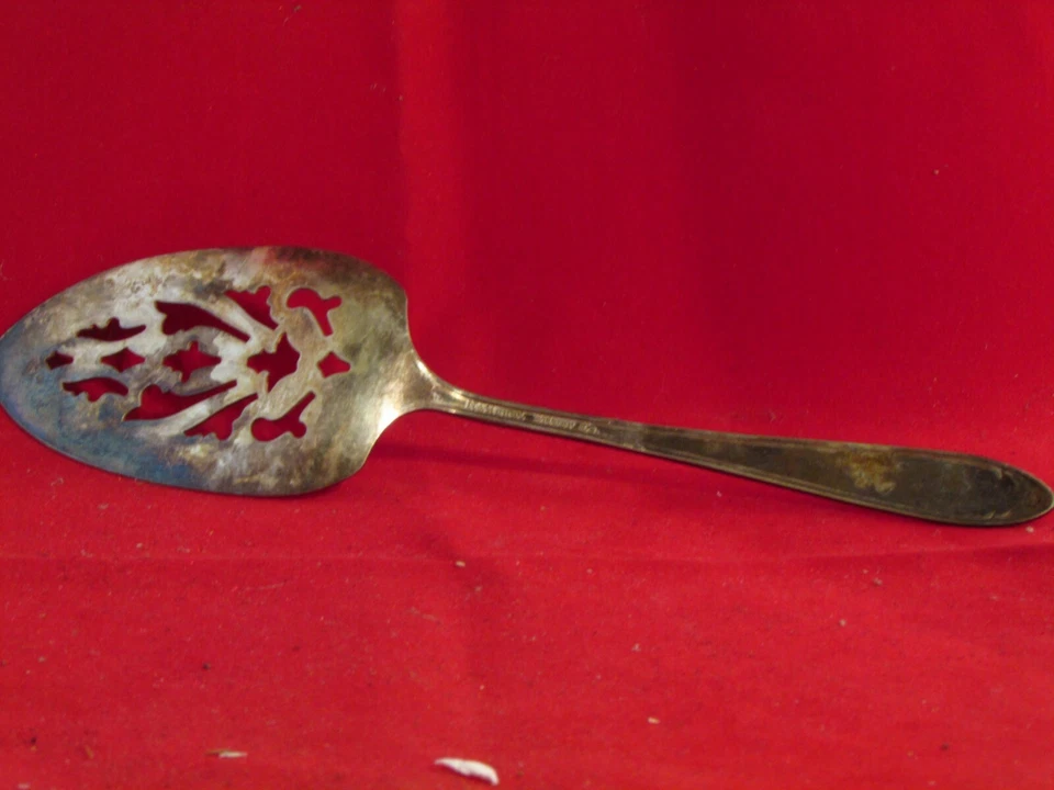 Servidor de pastel/pastel de plata de colección National Silver Co. Princess Royal 1930 Foto 2 de 2