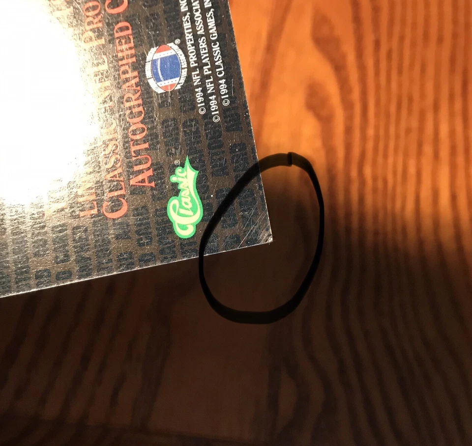 1994 Pro Line Live Autographs Shane Conlan #30 Los Angeles Rams #’d 1098/1110 - Image 4 of 4