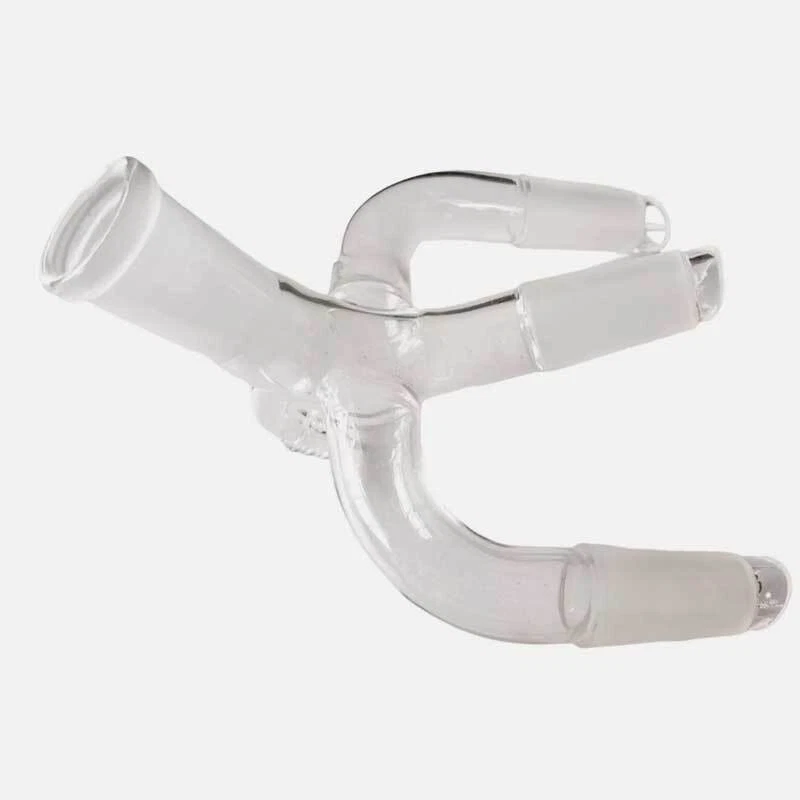 24 29 Glass Receiver Adapter With Multiple Connection Ground Joint Lab Glassware