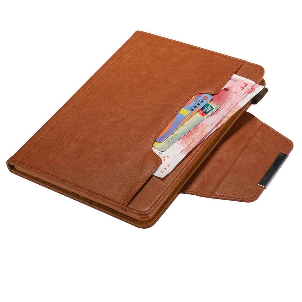 For iPad 7th 6th 5th Generation Mini Air Business Smart Stand Leather Case Cover - Image 3 of 4