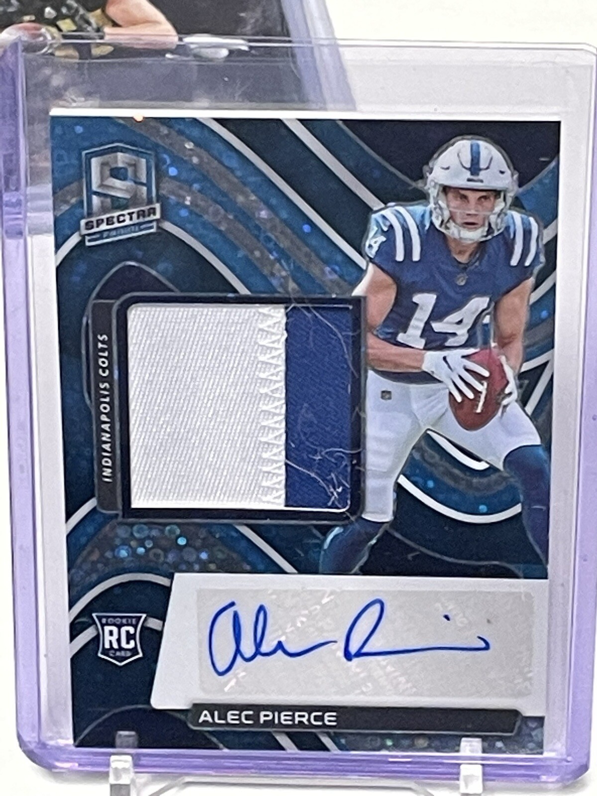 2022 Panini Spectra RPA Neon Blue ALEC PIERCE /60
