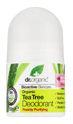 DR.ORGANIC ORGANIC TEA TREE deodorant  50 ml / 1.69 fl.oz