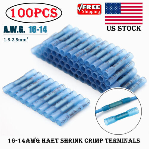 USA STOCK Heat Shrink Wire Butt Connectors Crimp Terminal Kit Waterproof - Picture 9 of 19