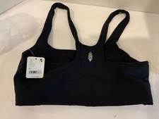 Free People Movement Never Better Square Neck Sports Bra Size M Color Black