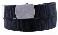 Cargo Cotton Military Cut to Fit Web Belt with Removable Nickel Buckle