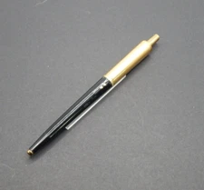 Papermate Lady Caprie Black with Gold Cap Ball Point Pen
