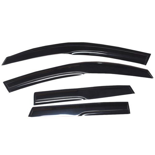 4pcs Window Visors Deflector Rain Guards For 2004-2009 Mazda 3 Hatchback 5Dr - Picture 6 of 8