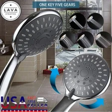 High-Pressure Shower Head, Multi-Functional Hand Held Sprinkler With 5 Modes New