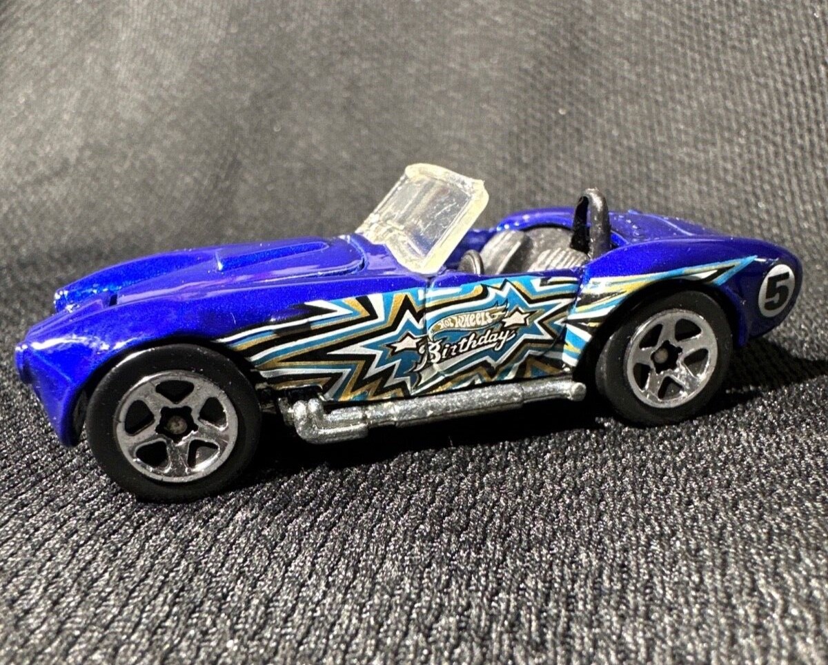 激レア★未開封1982年Hot Wheels Cobra廃盤 Hot Wheels 1982. Shelby Cobra Hot Wheels Birthday Special. Blue