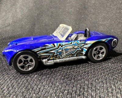 Hot Wheels 1982. Shelby Cobra Hot Wheels Birthday Special. Blue