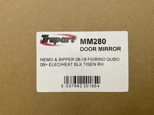 Trupart DOOR WING MIRROR HEAD DRIVER SIDE RH MM280