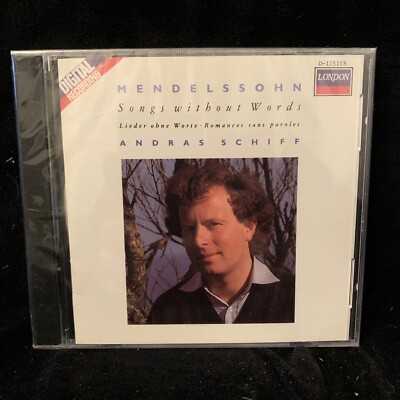 MENDELSSOHN Songs Without Words - ANDRAS SCHIFF - LONDON CD SEALED